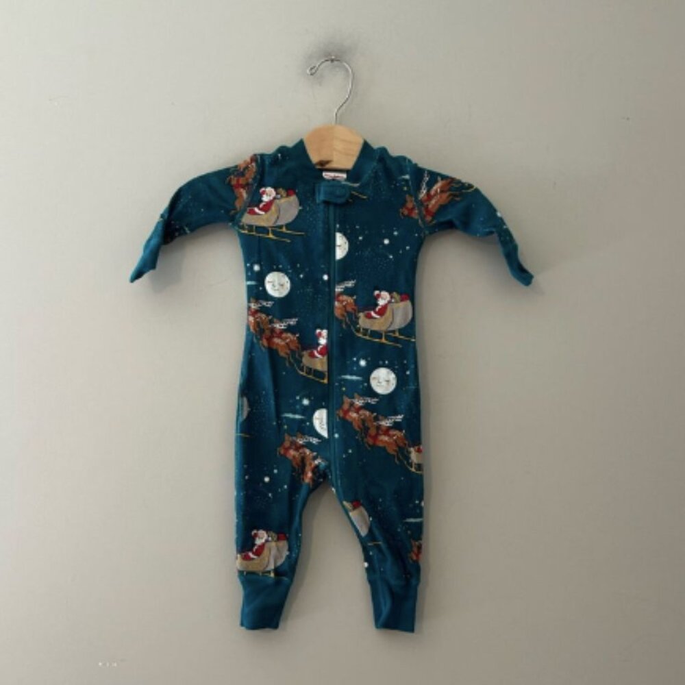 $16 ADD ON Hanna‎ Andersson Santa holiday zippy 3-6M H&M zara mini boden